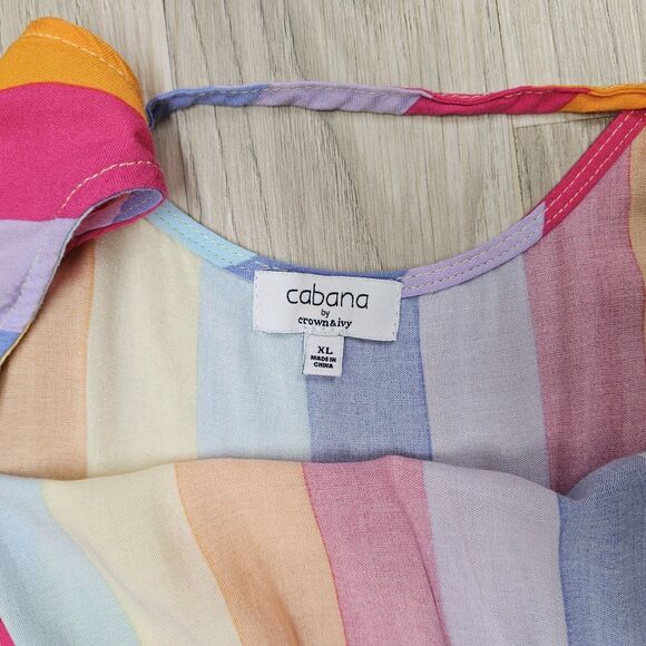 Crown & Ivy Multicolor Striped Dress - Picture 5 of 8